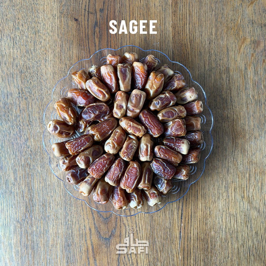 Sagee Dates 800g Round Tray Plastic Clear